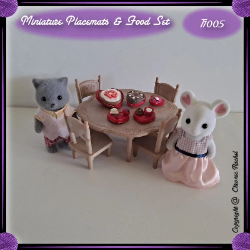 10-Piece Red Valentine's Heart Placemats/Plates